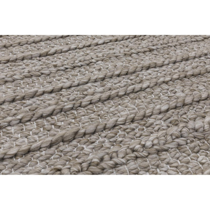 Grayson Neutral Taupe Textured Hand Woven Indoor & Outdoor Rug