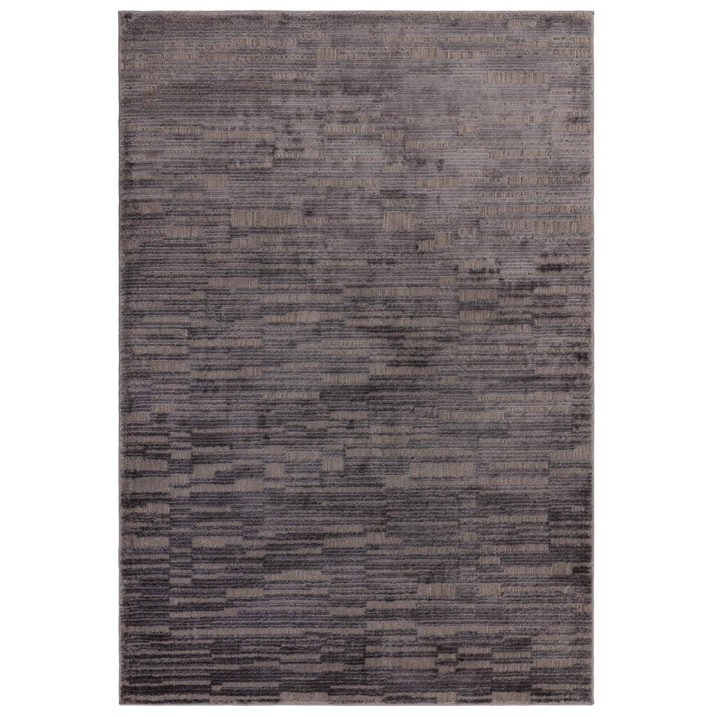 Axel AX07 Modern Striped Chevron Charcoal Rug – Durable & Soft Urban Style