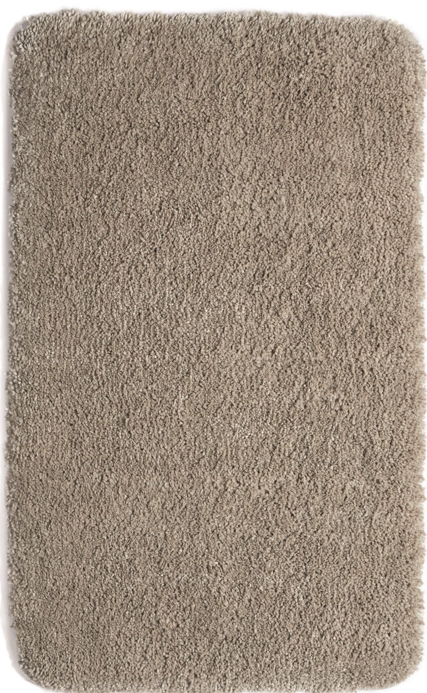 Waschbarer, zotteliger, weicher, flauschiger, rutschfester Teppich in Steinbeige von My Lux