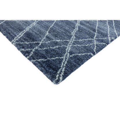 Alto AL01 Blue Cream – Bold Moroccan Intrigue and Soft Shaggy Comfort