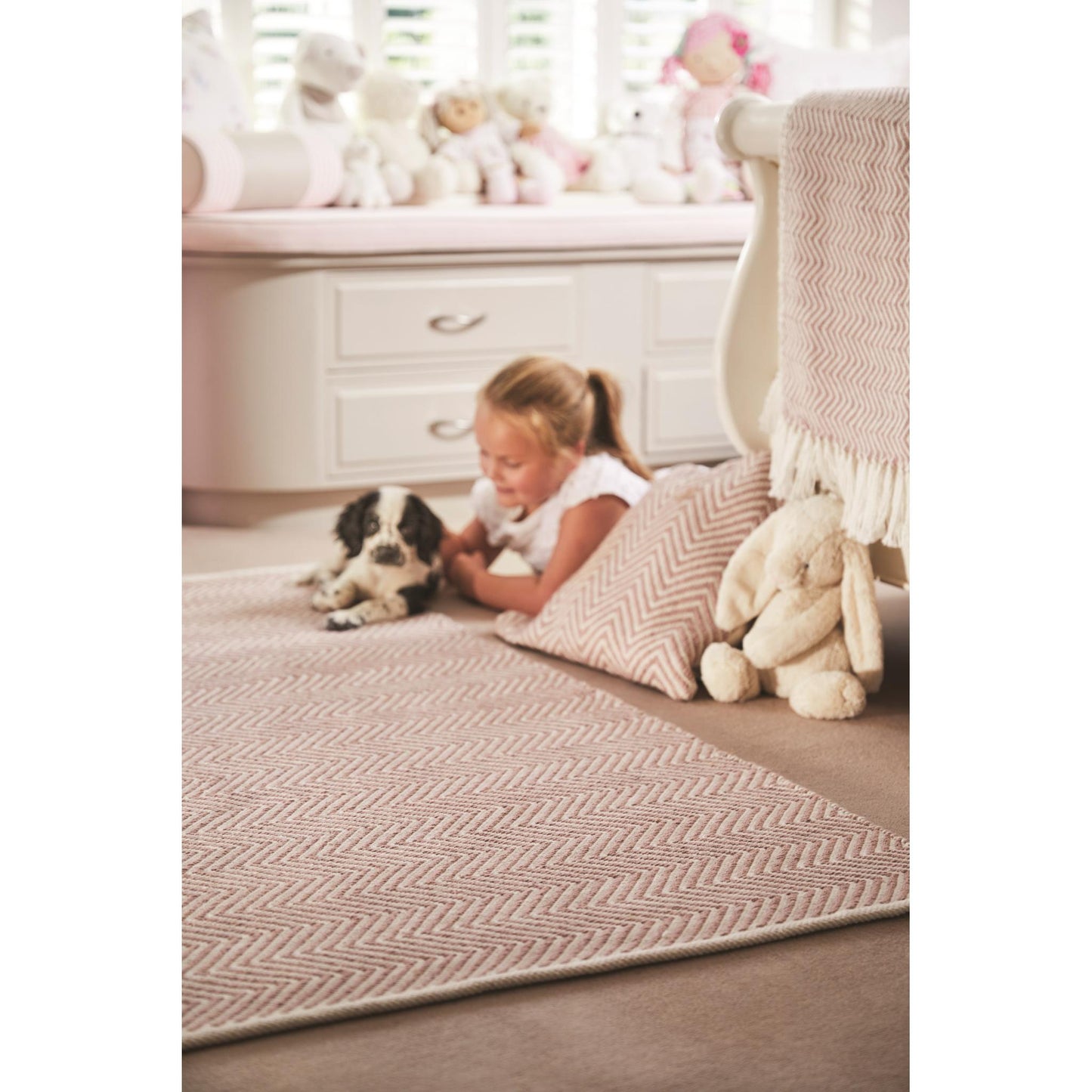 Hug Rug Woven Herringbone Throw Blanket Bed Sofa Chair Cover in 130 x180 cm