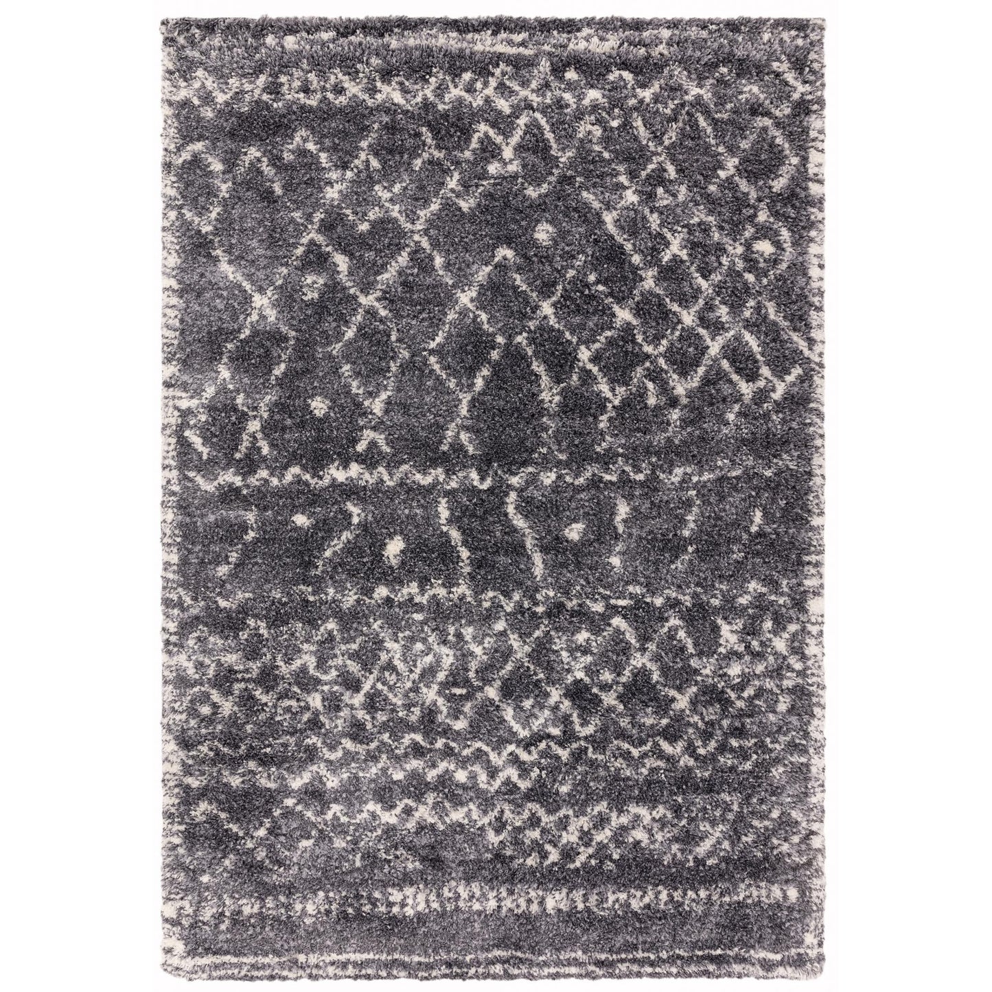 Alto AL05 Grey Cream – Bold Moroccan Intrigue and Soft Shaggy Comfort