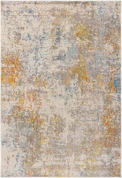 Colores Cloud Sunset CO10 Rug – Abstract Flatweave Carpet in Sunset Gold