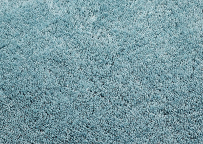 Hochfloriger Flurteppich für Schlafzimmer, Wohnzimmer, Nachttisch, flauschig, hochwertig, luxuriös, handgetuftet, seidig, einfarbig, weich, dicker Flor, fusselfrei, 67 x 200 cm (2'3" x 6'7")