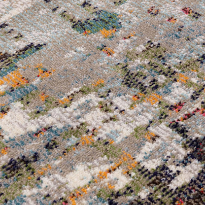 Colores Cloud Everest CO11 Rug – Abstract Flatweave Carpet in Earthy Multi-Colours