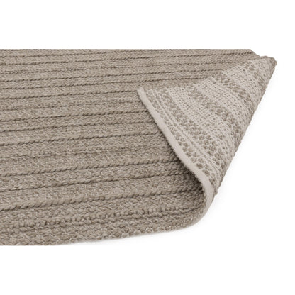 Grayson Neutral Taupe Textured Hand Woven Indoor & Outdoor Rug