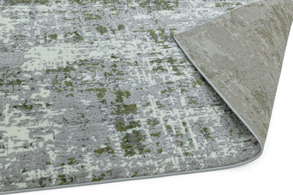 Orion Abstrakter Teppich, glänzendes metallisches Wonderlust-Design 