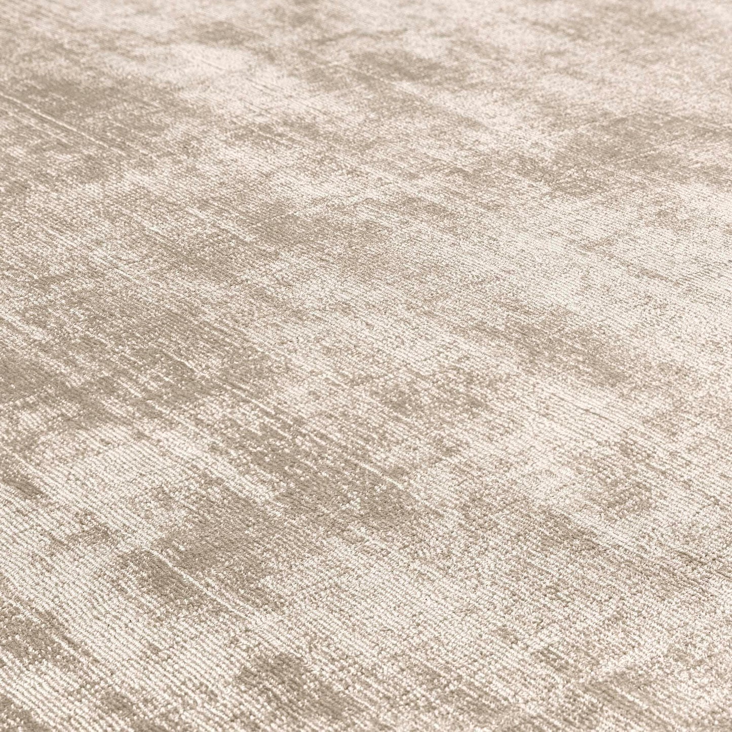 Blade Border Plain Viskose-Teppich – handgewebt, im Used-Look, hochglänzend, seidig weich, luxuriös