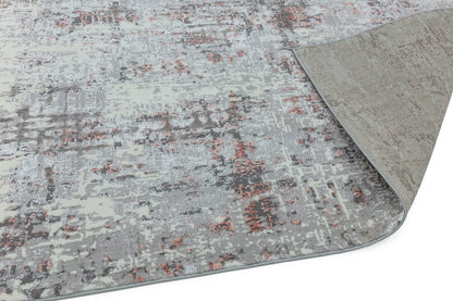 Orion Abstrakter Teppich, glänzendes metallisches Wonderlust-Design 