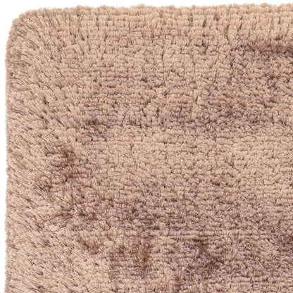 Plüschiger Shaggy-Teppich für Wohnzimmer und Schlafzimmer, Hochflor, dick, flauschig, handgefertigt, fusselfrei, seidig, schimmernd, glänzend, einfarbig, Hochflor-Teppich