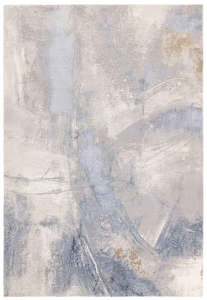Stellar Abstract Teppich - Marmorierter Stil, seidig glänzend