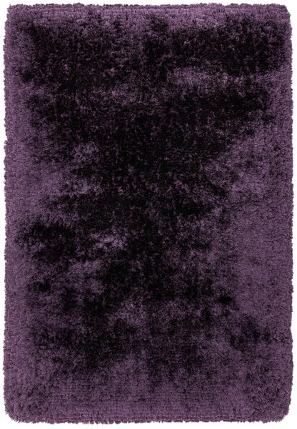 Plüschiger Shaggy-Teppich für Wohnzimmer und Schlafzimmer, Hochflor, dick, flauschig, handgefertigt, fusselfrei, seidig, schimmernd, glänzend, einfarbig, Hochflor-Teppich