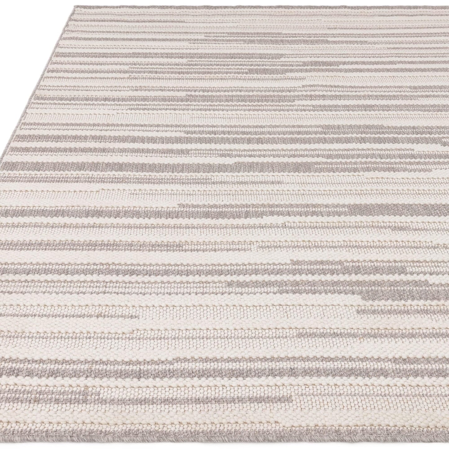 Modern Camber Rug for Living Room, Bedroom, Dining Room, Lounge Flatweave High Traffic Durable Natural Textured