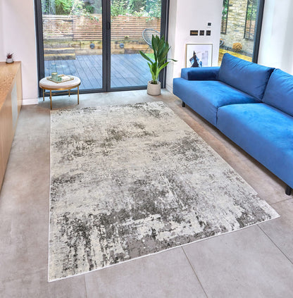 Lord of Rugs Rossa ROS03 Abstract Rug for Living Room Bedroom Carpet Bright Colourful Tones Soft Area Rug