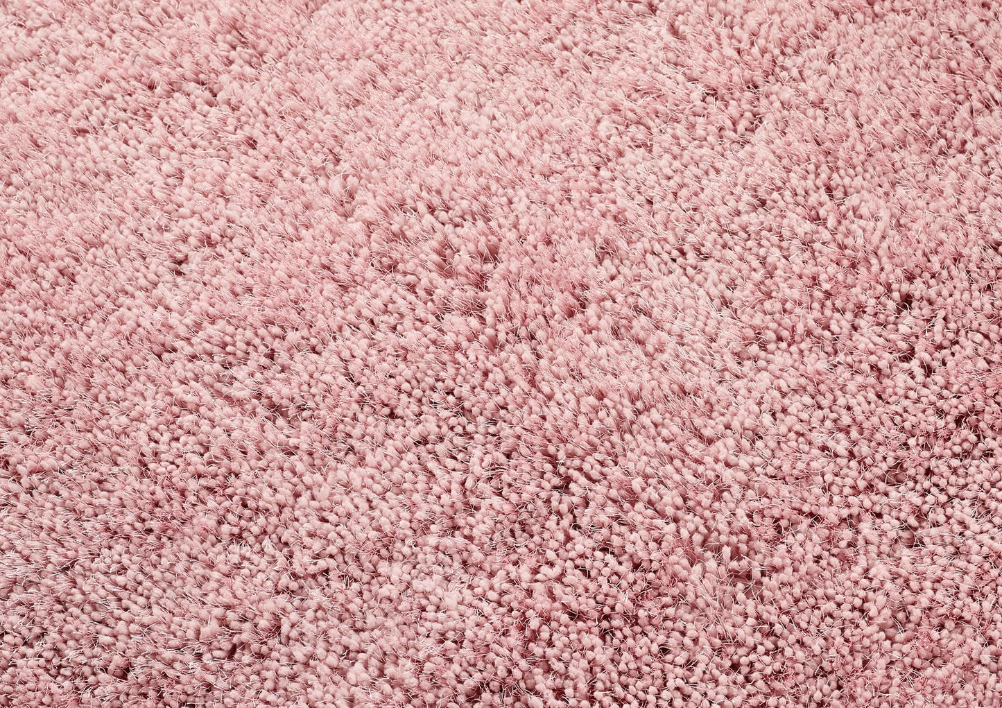 Hochfloriger Flurteppich für Schlafzimmer, Wohnzimmer, Nachttisch, flauschig, hochwertig, luxuriös, handgetuftet, seidig, einfarbig, weich, dicker Flor, fusselfrei, 67 x 200 cm (2'3" x 6'7")