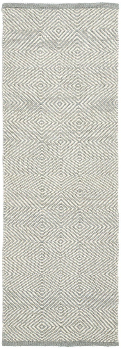 Flatweave Hand Woven Wool Rug for Living Room Dining Room Bedroom Kitchen Geometric Diamond Pattern Home Decor Area Rug