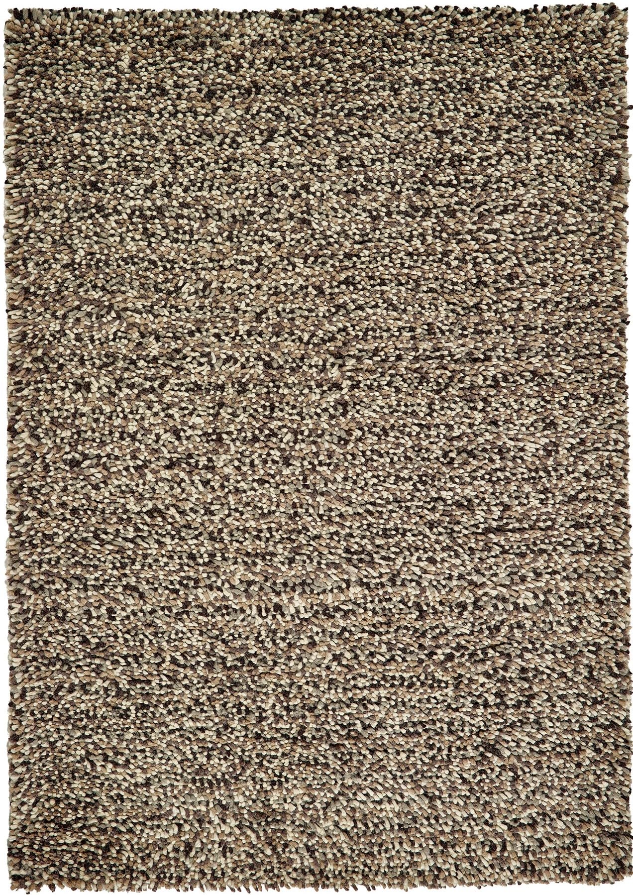 Origins Rocks Thick Tubular Pile Shaggy Rug Living Room Bedroom Hand Woven Soft Fluffy Luxurious Wool Area Rug