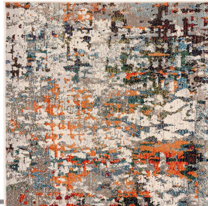 Colores Cloud Everest CO11 Rug – Abstract Flatweave Carpet in Earthy Multi-Colours