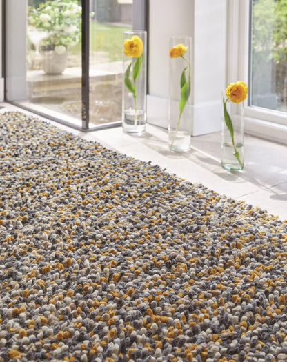 Origins Rocks Thick Tubular Pile Shaggy Rug Living Room Bedroom Hand Woven Soft Fluffy Luxurious Wool Area Rug