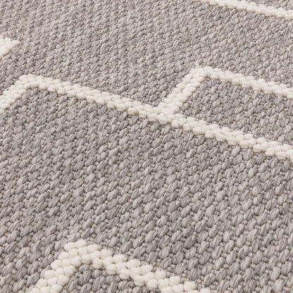 Modern Camber Rug for Living Room, Bedroom, Dining Room, Lounge Flatweave High Traffic Durable Natural Textured