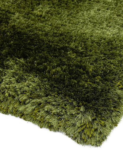 Plüschiger Shaggy-Teppich für Wohnzimmer und Schlafzimmer, Hochflor, dick, flauschig, handgefertigt, fusselfrei, seidig, schimmernd, glänzend, einfarbig, Hochflor-Teppich