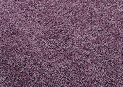 Hochfloriger Flurteppich für Schlafzimmer, Wohnzimmer, Nachttisch, flauschig, hochwertig, luxuriös, handgetuftet, seidig, einfarbig, weich, dicker Flor, fusselfrei, 67 x 200 cm (2'3" x 6'7")