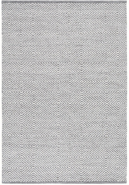 Flatweave Hand Woven Wool Rug for Living Room Dining Room Bedroom Kitchen Geometric Diamond Pattern Home Decor Area Rug