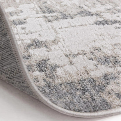 Anders AN01 Grey Shimmer – Modern Boho Elegance and Silky Abstract Sophistication