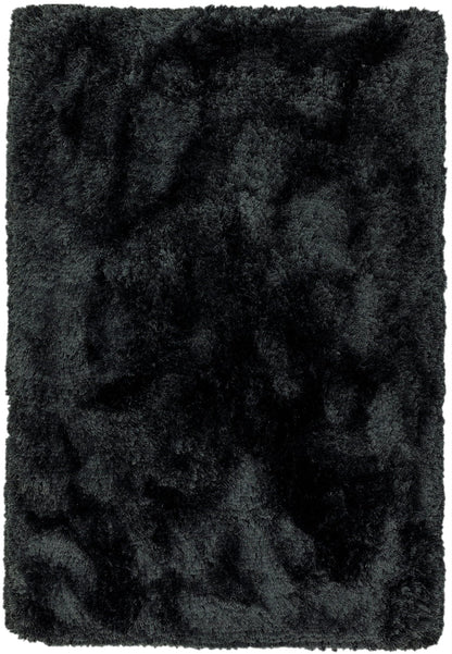 Plüschiger Shaggy-Teppich für Wohnzimmer und Schlafzimmer, Hochflor, dick, flauschig, handgefertigt, fusselfrei, seidig, schimmernd, glänzend, einfarbig, Hochflor-Teppich