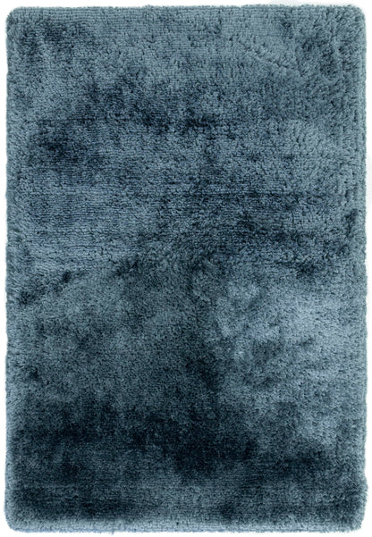 Plüschiger Shaggy-Teppich für Wohnzimmer und Schlafzimmer, Hochflor, dick, flauschig, handgefertigt, fusselfrei, seidig, schimmernd, glänzend, einfarbig, Hochflor-Teppich