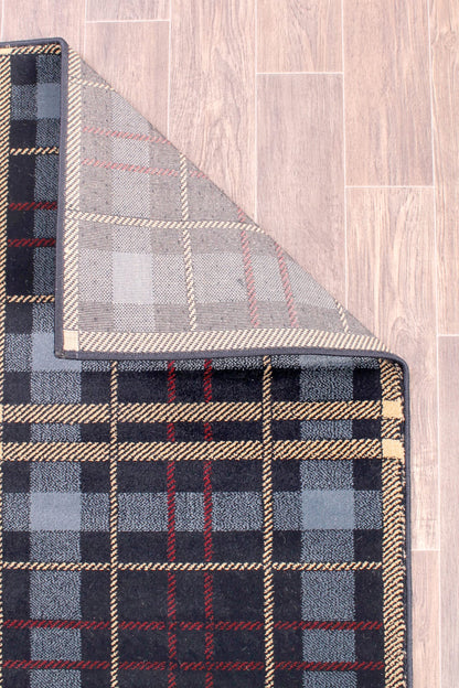 Tartan-Teppich für Wohnzimmer, Schlafzimmer, traditionelles klassisches Tartan-Karo-Design, weicher Qualitätsteppich, Heimteppich