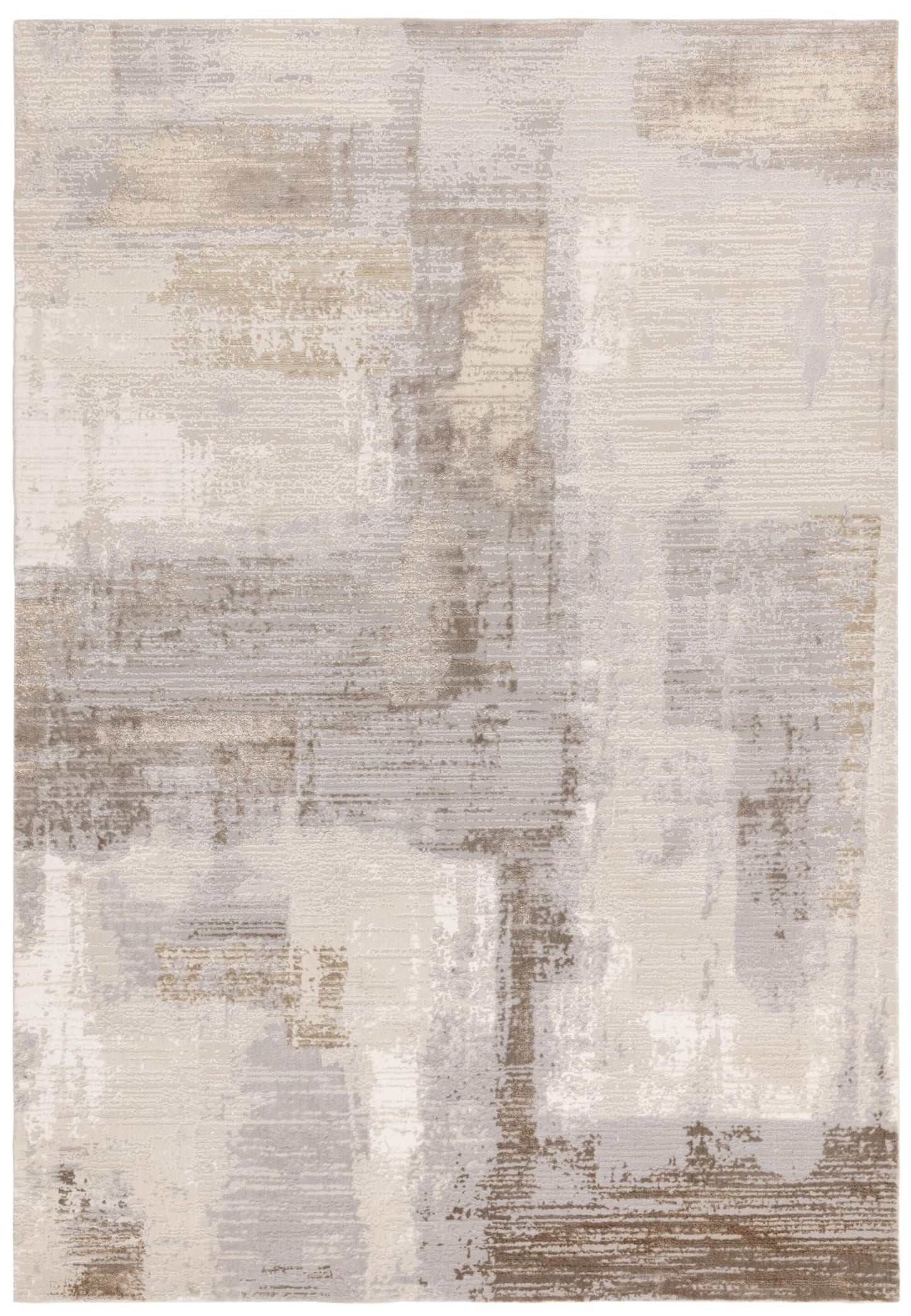 Stellar Abstract Teppich - Marmorierter Stil, seidig glänzend