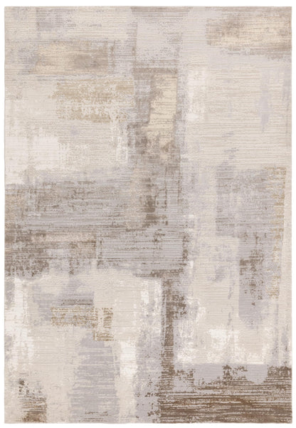 Stellar Abstract Teppich - Marmorierter Stil, seidig glänzend