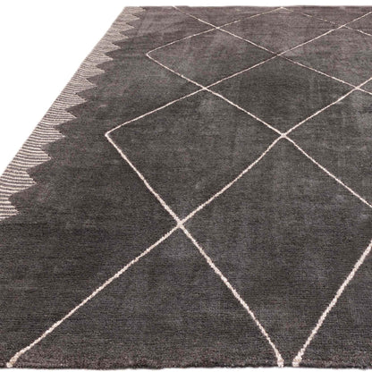 Mason Diamond Rug for Living Room Bedroom Carpet Moroccan Tribal Bohomian Scandi Look Silky Soft Rug
