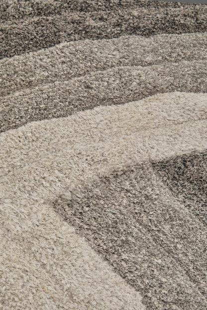 Hochflorteppich für Wohnzimmer, Schlafzimmer, Esszimmer, weicher Plüsch, flauschig, seidig, Stella-Wirbelmuster, 3D-Hochflorteppich in großer Größe, 160 x 230 cm (5'3" x 7'7")