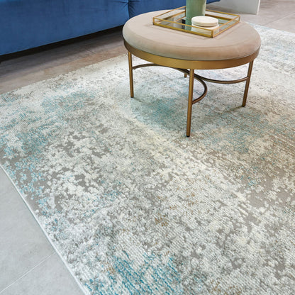 Lord of Rugs Rossa ROS03 Abstract Rug for Living Room Bedroom Carpet Bright Colourful Tones Soft Area Rug