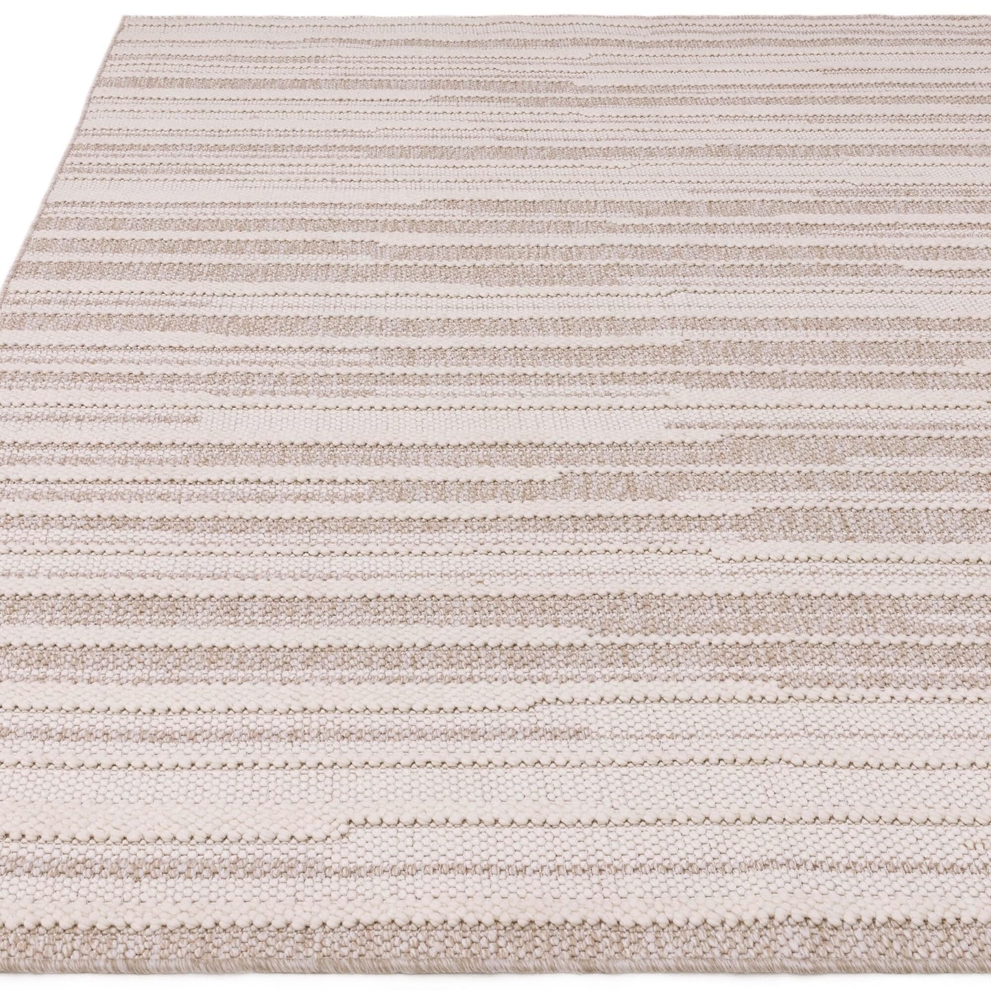 Modern Camber Rug for Living Room, Bedroom, Dining Room, Lounge Flatweave High Traffic Durable Natural Textured
