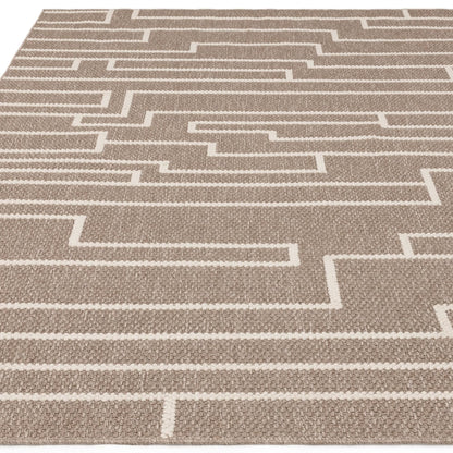 Modern Camber Rug for Living Room, Bedroom, Dining Room, Lounge Flatweave High Traffic Durable Natural Textured
