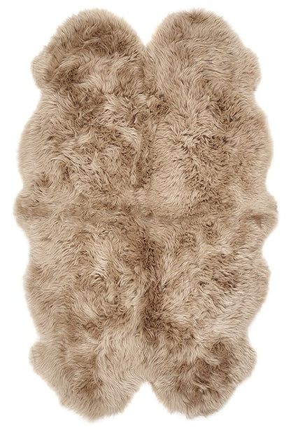 Genuine Sheepskin Animal Fur Soft Wool Shaggy Mink Rug