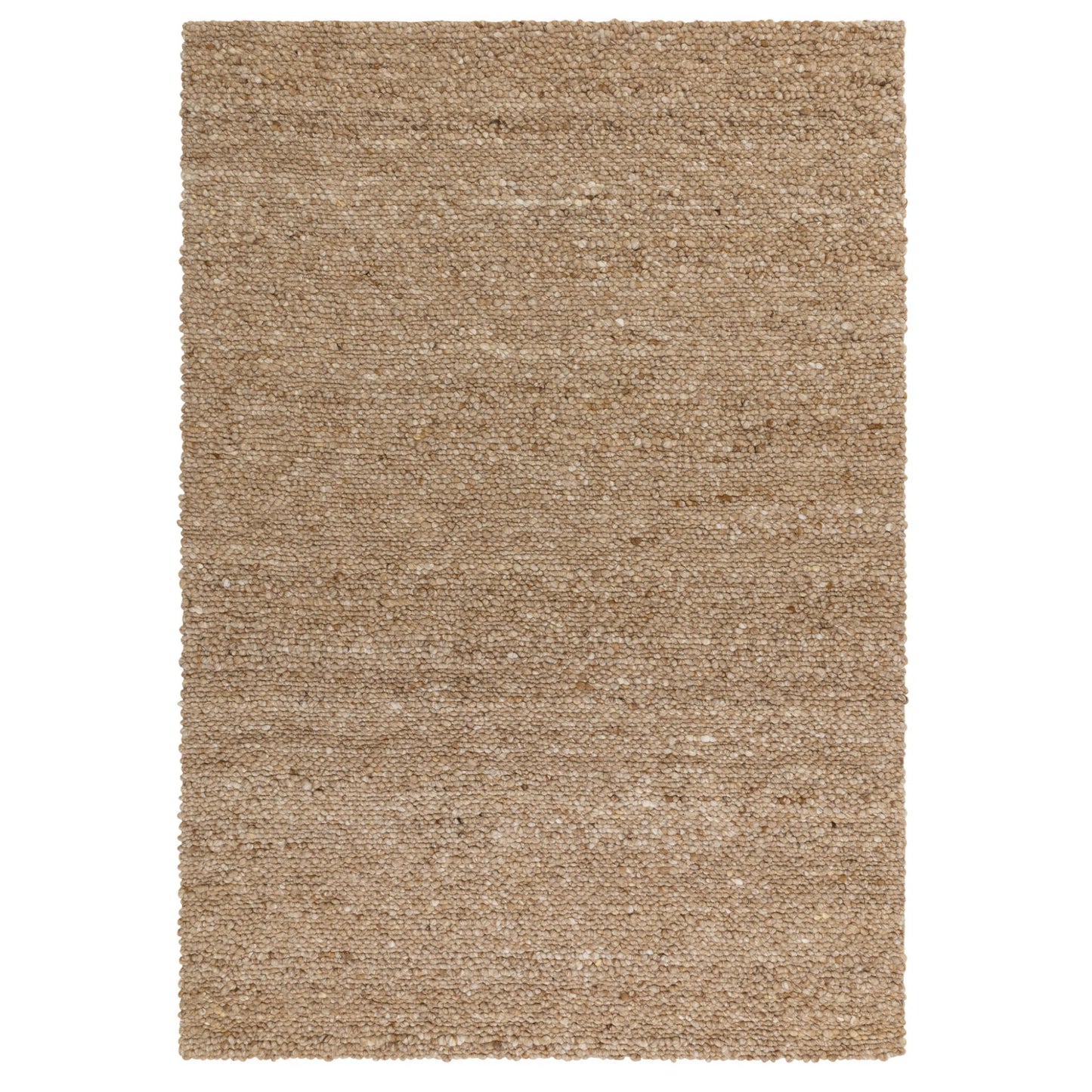Adler Hand Woven Boucle Wool Honey Beige Rug – Natural & Sustainable Luxury