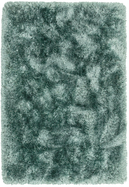 Plüschiger Shaggy-Teppich für Wohnzimmer und Schlafzimmer, Hochflor, dick, flauschig, handgefertigt, fusselfrei, seidig, schimmernd, glänzend, einfarbig, Hochflor-Teppich