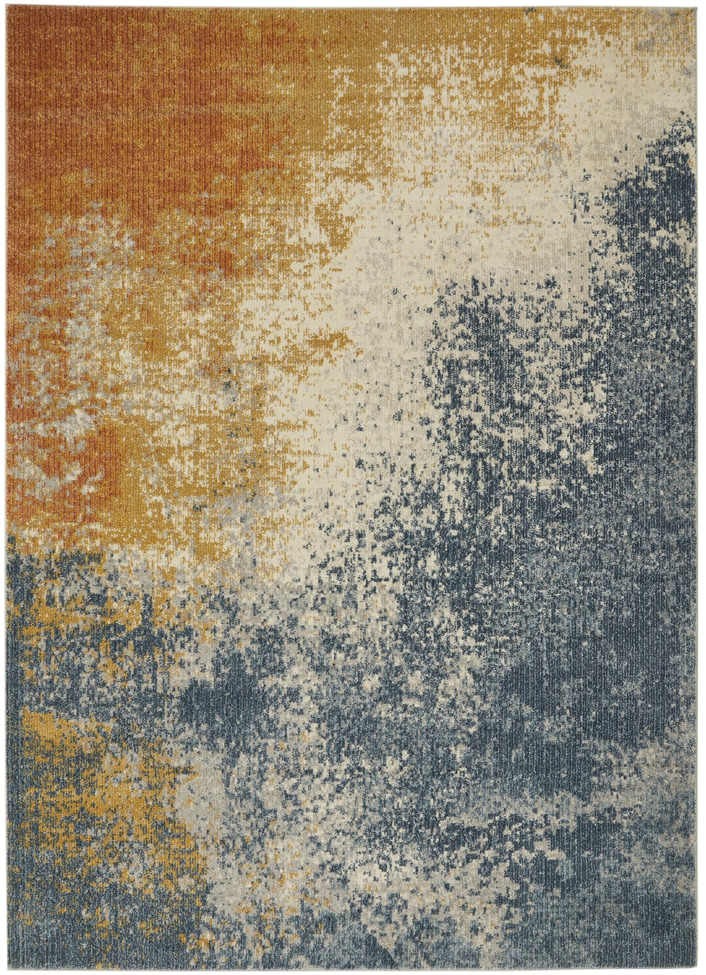 Lord of Rugs Rossa ROS03 Abstract Rug for Living Room Bedroom Carpet Bright Colourful Tones Soft Area Rug