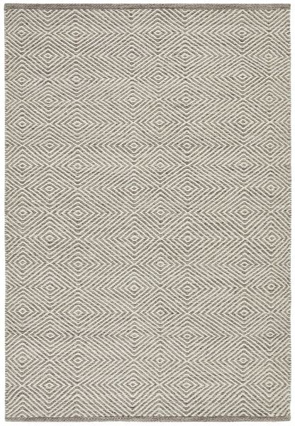 Flatweave Hand Woven Wool Rug for Living Room Dining Room Bedroom Kitchen Geometric Diamond Pattern Home Decor Area Rug