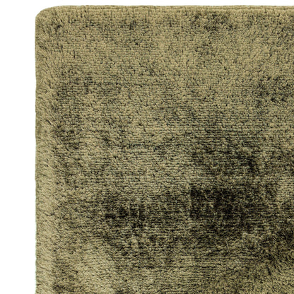 Plüschiger Shaggy-Teppich für Wohnzimmer und Schlafzimmer, Hochflor, dick, flauschig, handgefertigt, fusselfrei, seidig, schimmernd, glänzend, einfarbig, Hochflor-Teppich