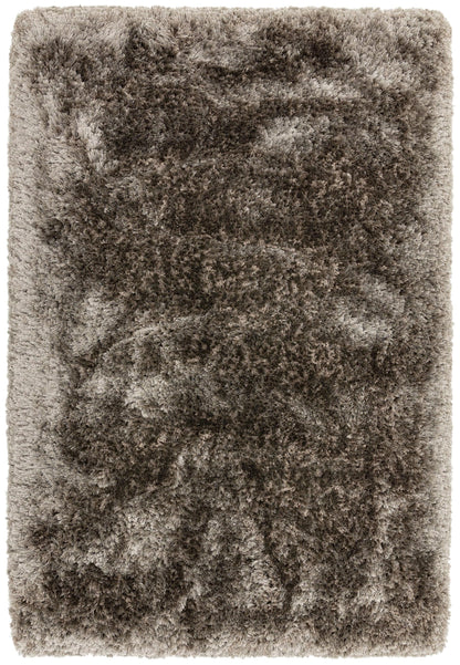Plüschiger Shaggy-Teppich für Wohnzimmer und Schlafzimmer, Hochflor, dick, flauschig, handgefertigt, fusselfrei, seidig, schimmernd, glänzend, einfarbig, Hochflor-Teppich