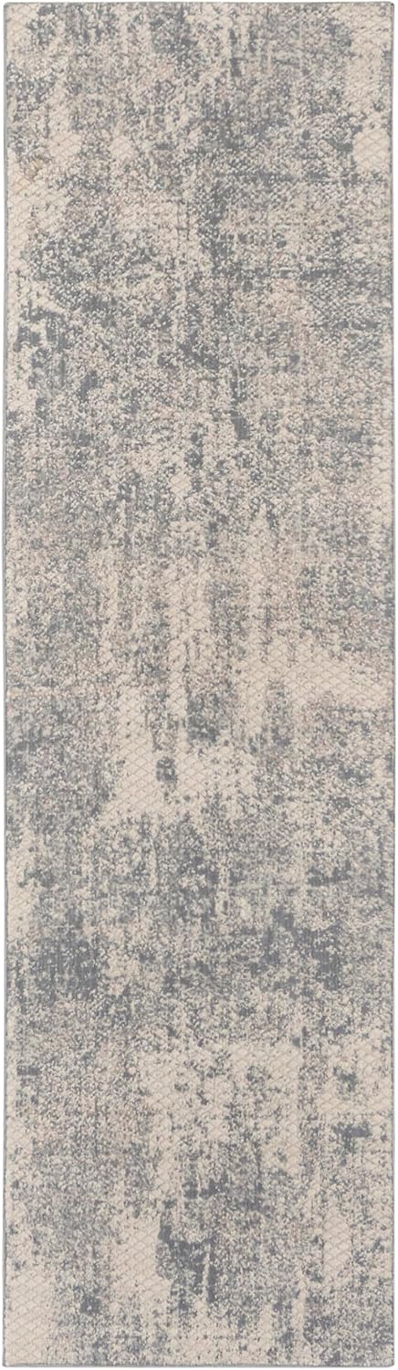 Exhale Rug for Living Room, Bedroom, Dining Room Modern Abstract Marble Distressed Look Soft Cosy Rug