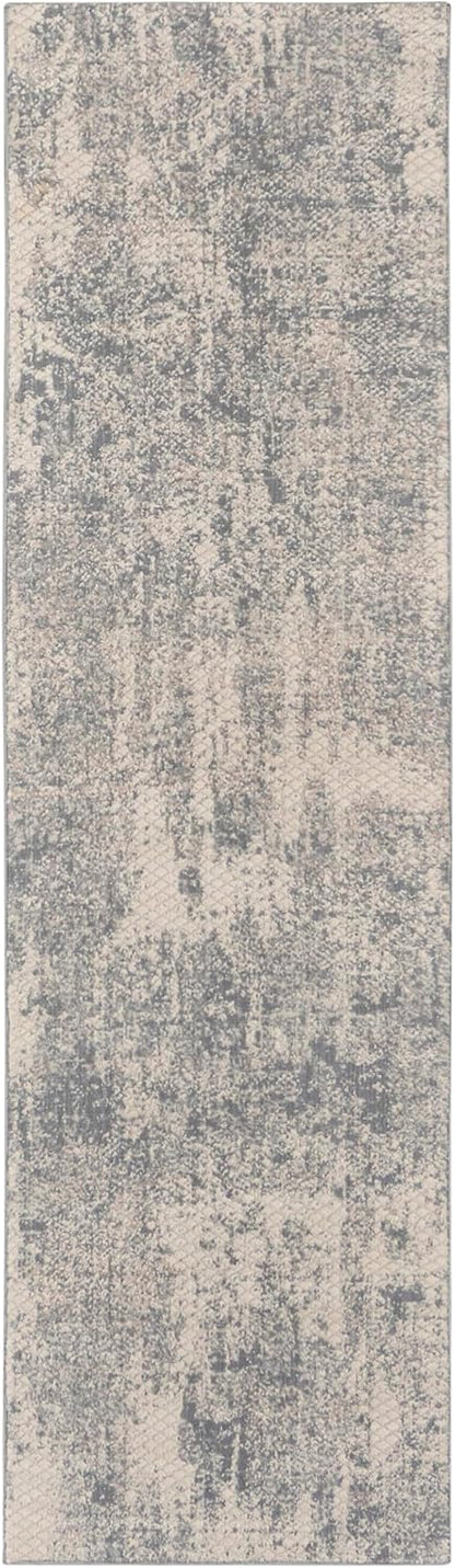 Exhale Rug for Living Room, Bedroom, Dining Room Modern Abstract Marble Distressed Look Soft Cosy Rug