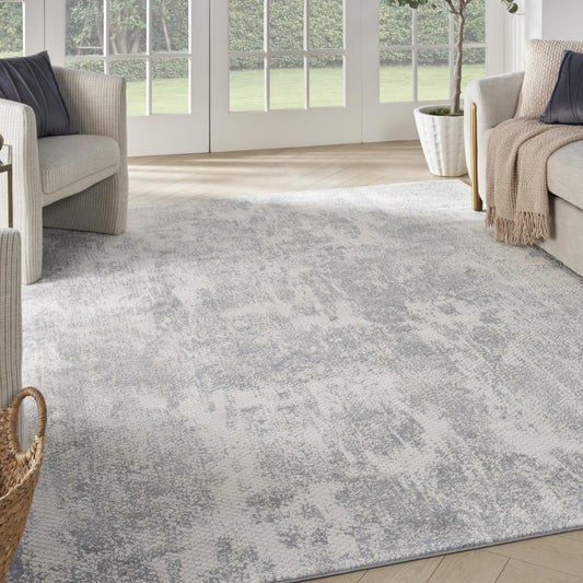 Exhale Rug for Living Room, Bedroom, Dining Room Modern Abstract Marble Distressed Look Soft Cosy Rug
