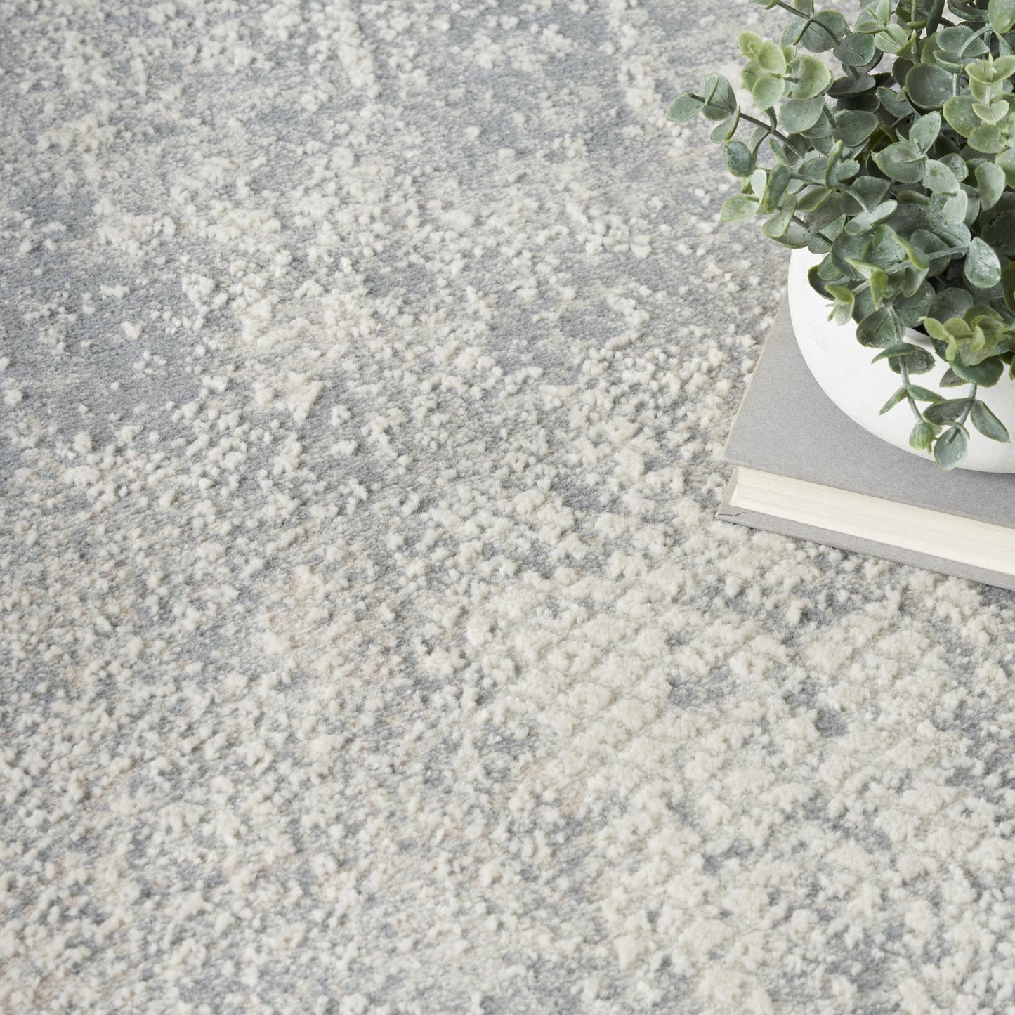 Exhale Rug for Living Room, Bedroom, Dining Room Modern Abstract Marble Distressed Look Soft Cosy Rug