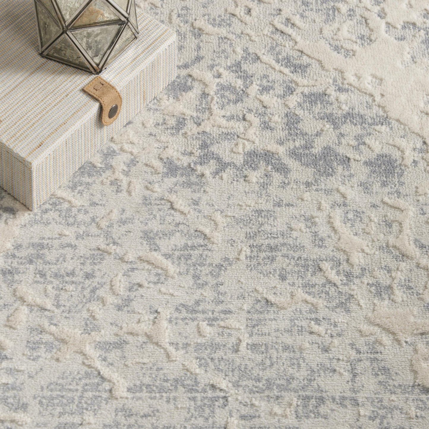 Exhale Rug for Living Room, Bedroom, Dining Room Modern Abstract Marble Distressed Look Soft Cosy Rug